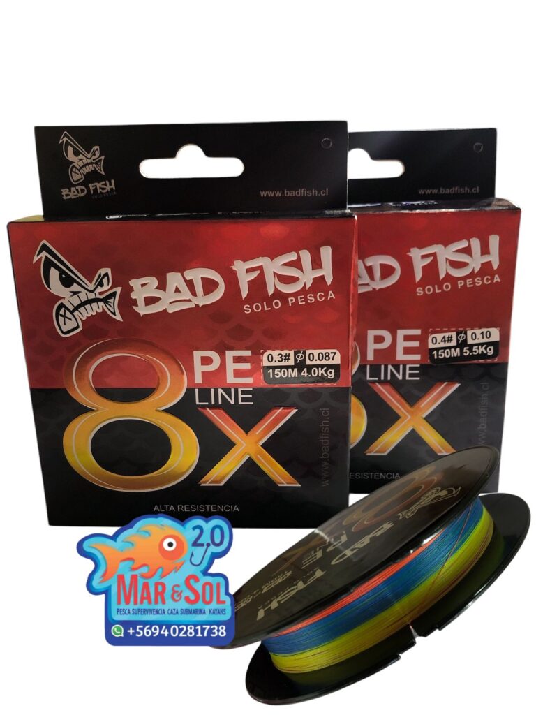 Linea Multifilamento Bad Fish PE 8X