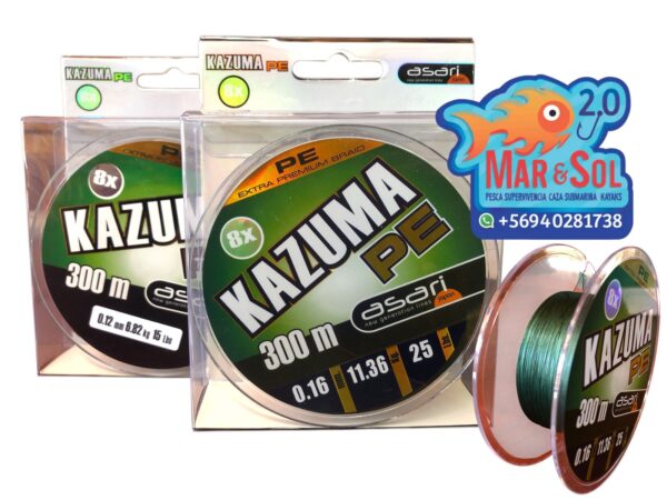 Linea Multifilamento Kazuma PE Asari 8X
