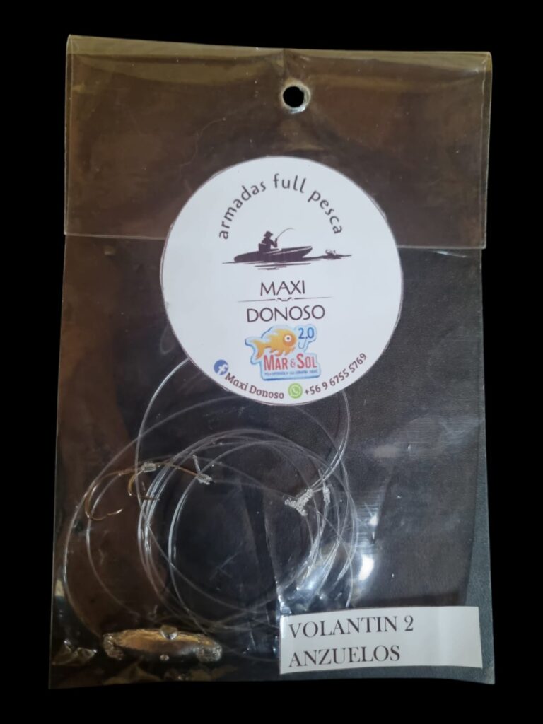 Armadas Full Pesca  Volantin 2 Anzuelos